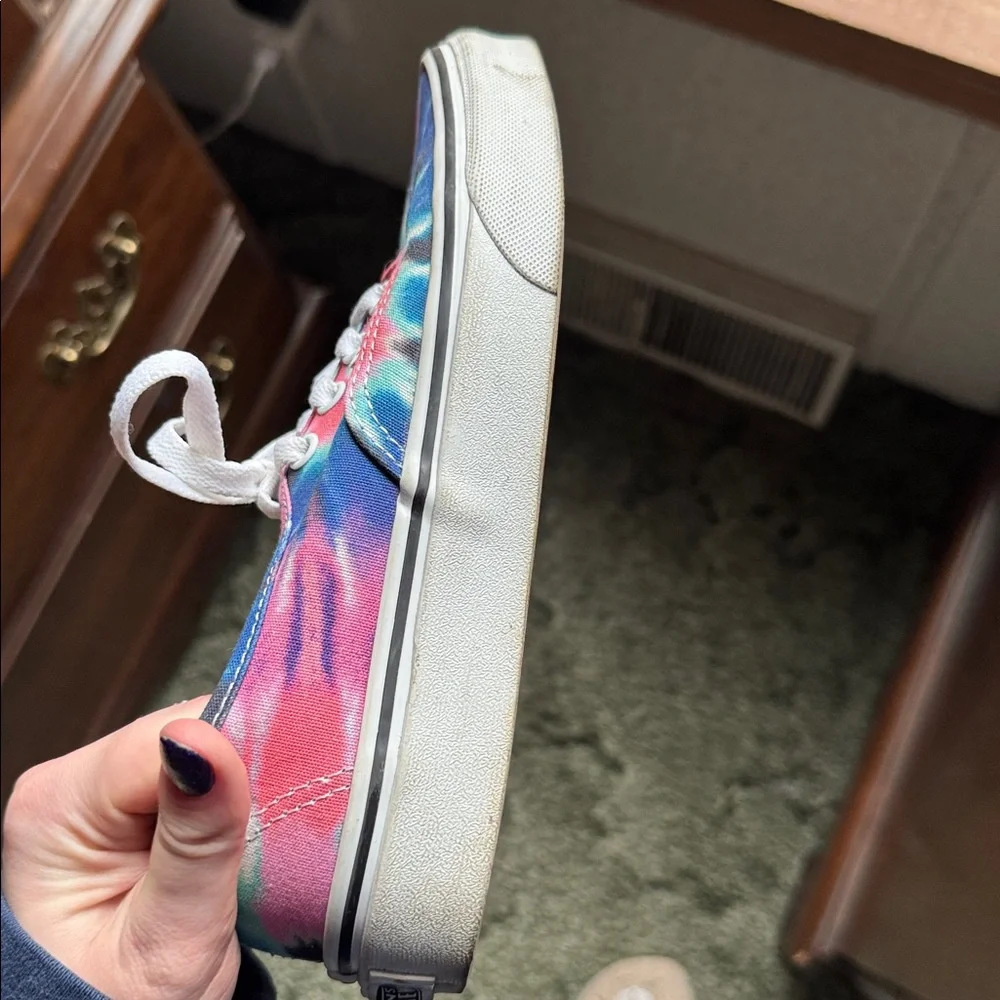 Tie-Dye Vans W6.5 M5 - Picture 6 of 11